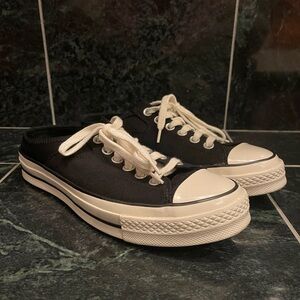 Converse Chuck Taylor All Star 70 Mule Slip On Black Women’s Size 9 Barely Worn